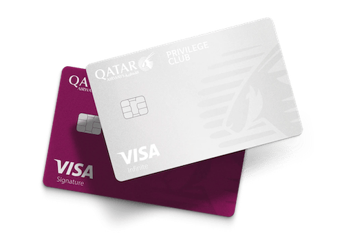 Two Qatar credit cards