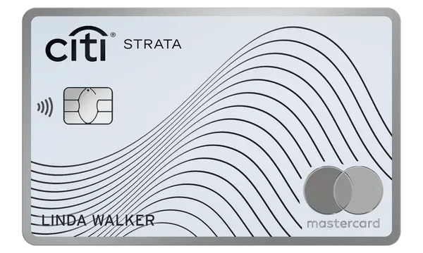 Image of Citi Strata card art.