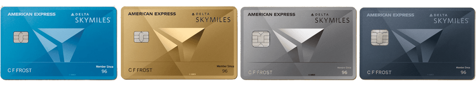 Delta cards lineup image.