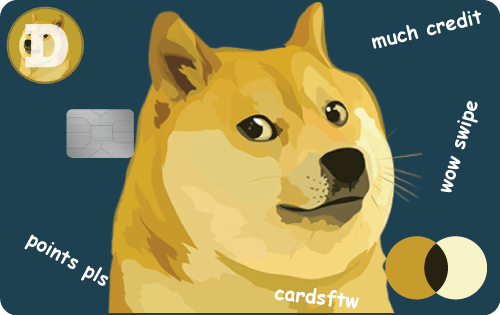 Dogecoin Credit Card by CardsFTW