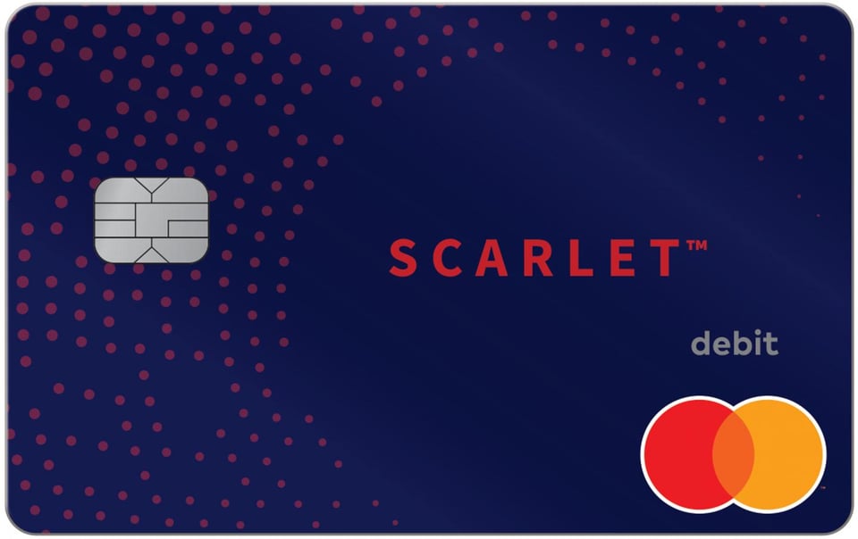 Scarlet Debit Card