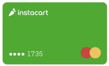 Instacart shopper card