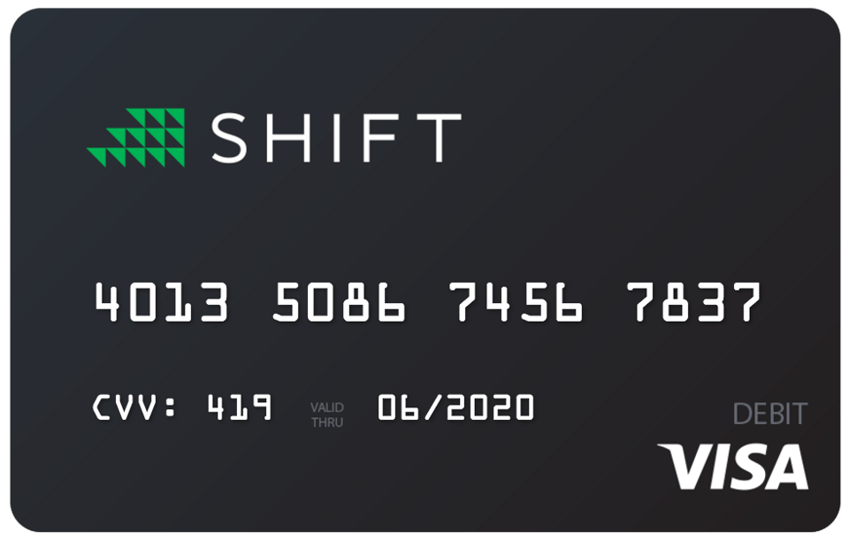 Shift Visa Debit Card