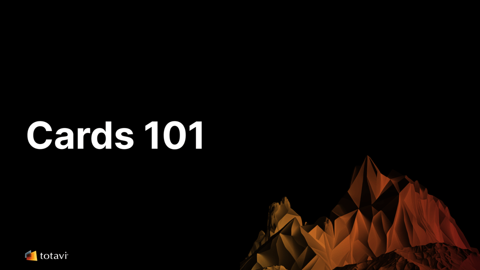 Cards 101 Presentation Cover