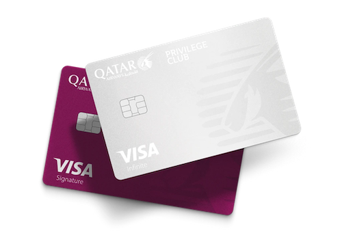 Two Qatar credit cards